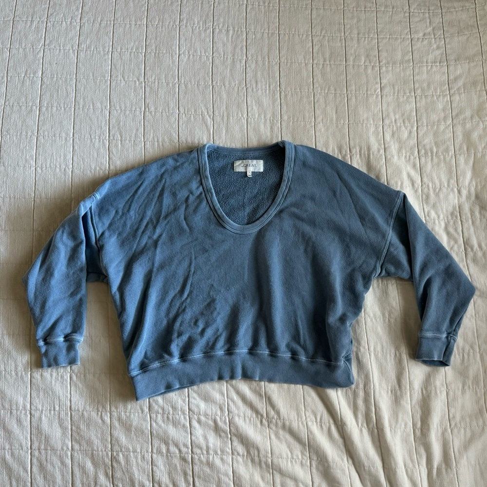 The GREAT U Neck Swearshirt Size 0/XS